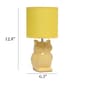 Simple Designs 12.8in. Ceramic Owl Table Lamp - image 11
