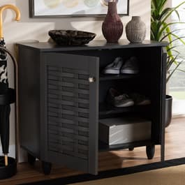 Baxton Studio Winda Shoe Storage Cabinet