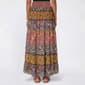 Juniors Angie Smock Waist Tier Maxi Skirt - image 3