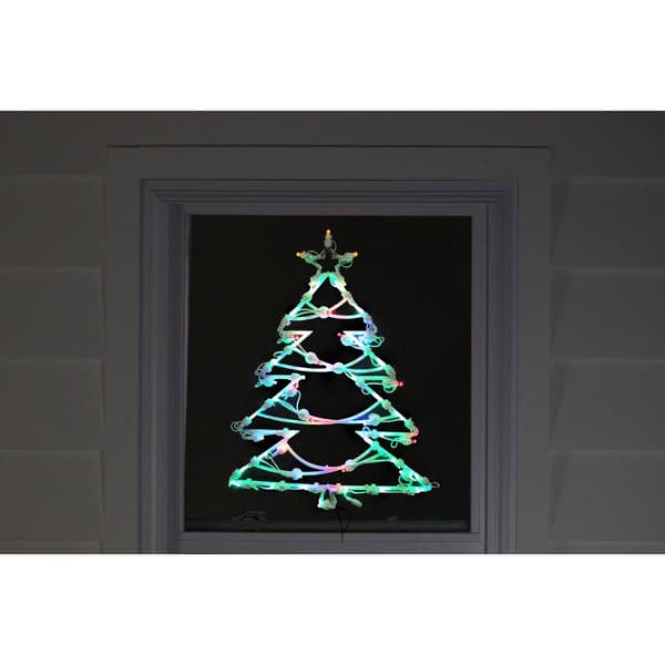 Northlight Seasonal 15.5in. LED Christmas Tree Window D&#233;cor