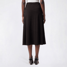 Womens Adrianna Papell Solid Pull On Midi Skirt