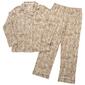 Womens Nicole Miller Studio Long Sleeve Animal Pajama Set - image 1