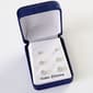 Trio Set Round Cubic Zirconia Post Earrings - image 1