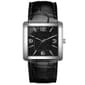 Mens Silver-Tone Black Dial Watch - 3054S-07-G02 - image 1