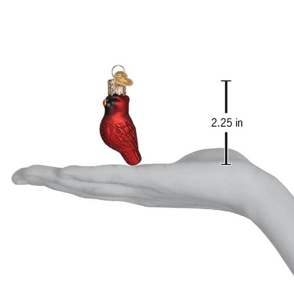 Old World Christmas Mini Red Cardinal Ornament