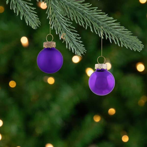 Northlight Seasonal 24ct. Glass Christmas Ball Ornaments