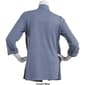 Plus Size Notations Long Sleeve Hacci 2Fer Top - image 2