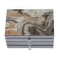 Mele & Co. Maxine Mirrored & Marbled Jewelry Box With Accents - image 5