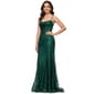 Juniors Blondie Nites Glitter Drape Neck Sheath Dress - image 5