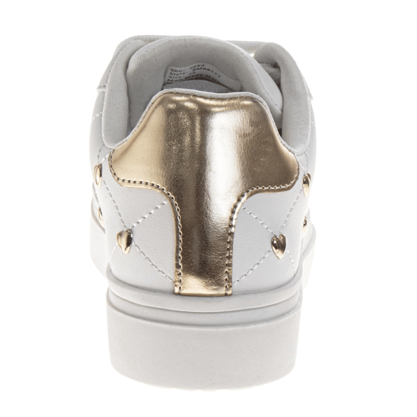 Little Girls Badgley Mischka® Heart-Studded Fashion Sneakers