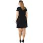 Plus Size MSK Short Sleeve Solid Shift Dress - image 2