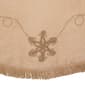 Kurt S. Adler 54in. Jute w/ Macrame Snowflake Tree Skirt - image 3