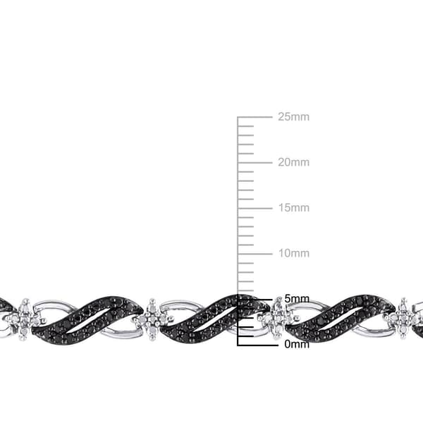 Radiant Rainbow™ 1/4ctw. Diamond Infinity Link Bracelet