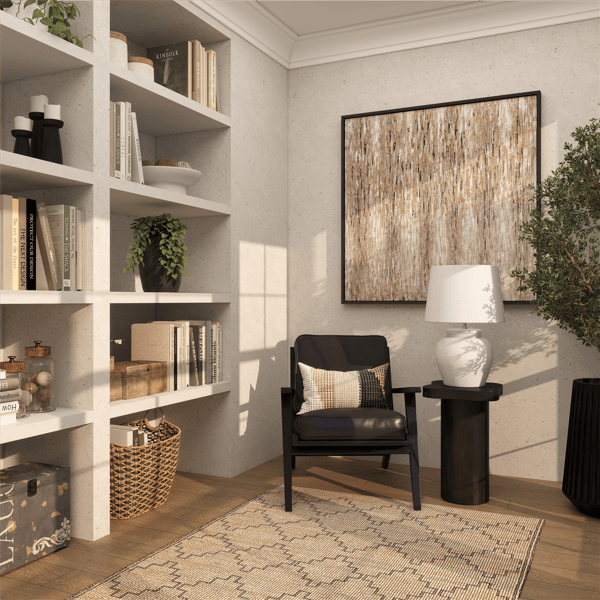 9th & Pike® Modern Black Wood Accent Table