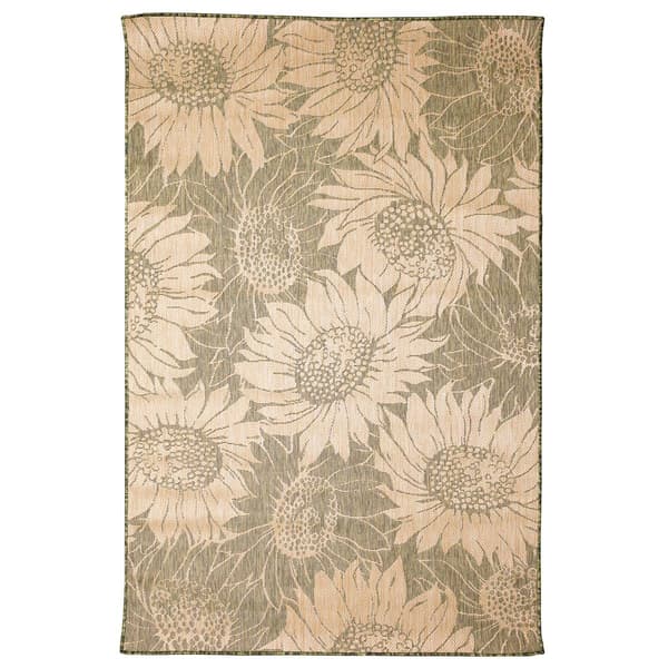 Liora Manne Carmel Sunflower Field Rectangular Area Rug - image 