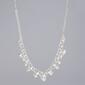 Rosa Rhinestones Pearl Accented Statement Necklace - image 1