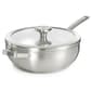 BergHOFF Graphite Stainless Steel 11in. Wok Pan w/ Glass Lid - image 1