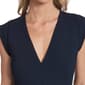 Womens Tommy Hilfiger Cap Sleeve V Neck Color Block Midi Dress - image 4