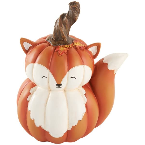 Resin Pumpkin Fox - image 