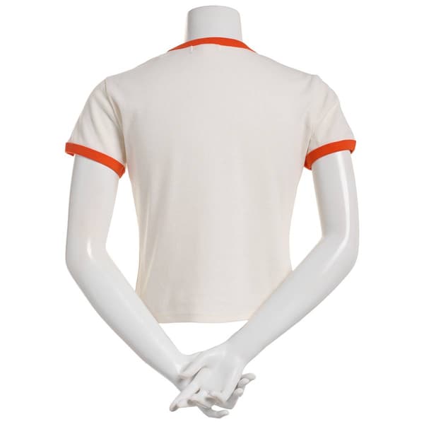 Juniors No Comment The Kind Type Graphic Ringer Baby Tee