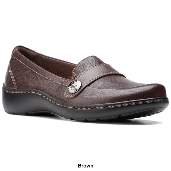 Womens Clarks® Cora Daisy Solid Loafers