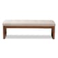 Baxton Studio Caramay Wood Bench - image 3