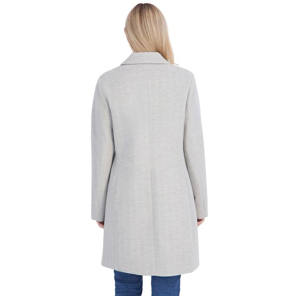 Womens Calvin Klein Single Breasted Walker Coat