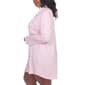 Plus Size White Mark Long Sleeve Nightshirt - image 3
