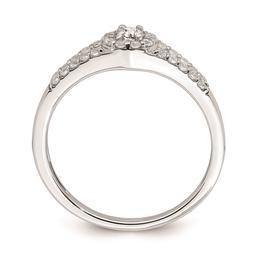Pure Fire 10kt. White Gold Diamond Halo Engagement Ring