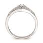 Pure Fire 10kt. White Gold Diamond Halo Engagement Ring - image 2