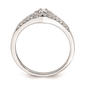 Pure Fire 10kt. White Gold Diamond Halo Engagement Ring - image 2