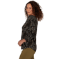 Womens Emaline Key Items 3/4 Sleeve Abstract Dot Tee - image 4