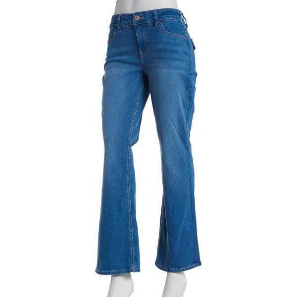 Petites Royalty Basic Bootcut With Back Pocket Flap Jeans - image 