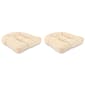 Jordan Manufacturing Antique Beige 2pc. Wicker Chair Cushions - image 1