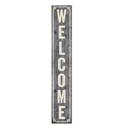 Welcome Porch Board with White Border