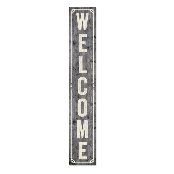 Welcome Porch Board with White Border - image 