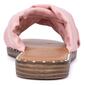 Womens Olivia Miller Selysette Criss Cross Slide Sandals - image 4