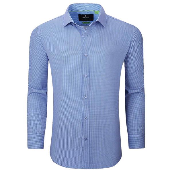 Mens Tom Baine Striped Performance Dress Shirt - Blue - image 
