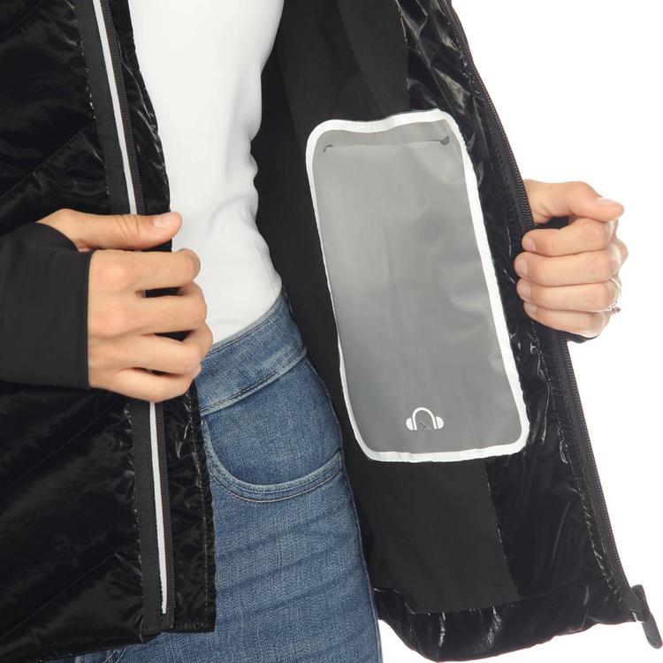 Womens White Mark Midweight Quilted Puffer Jacket