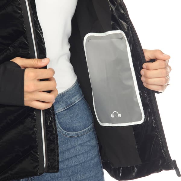 Womens White Mark Midweight Quilted Puffer Jacket