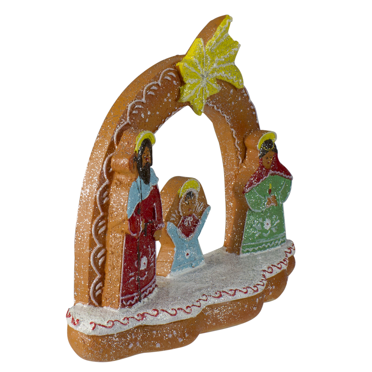 Northlight Gingerbread Holy Family Christmas Nativity Decoration