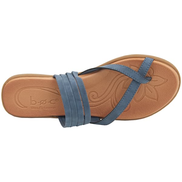 Womens B.O.C. Alisha Strappy Sandals - Dark Blue Denim