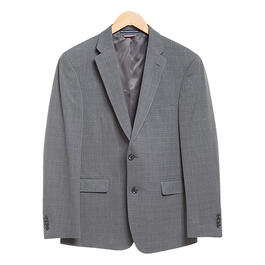Mens Tommy Hilfiger Suit Separate Plaid Jacket - Grey