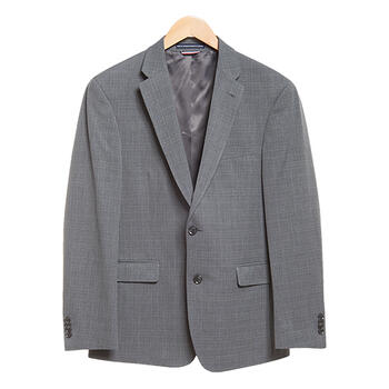 Mens Tommy Hilfiger Suit Separate Plaid Jacket - Grey - Boscov's