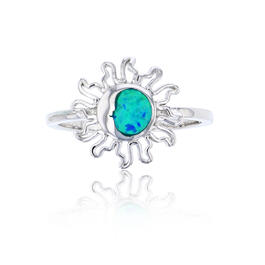 Gemstone Classics&#40;tm&#41; Created Opal Sun Ring