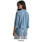 Womens DKNY Long Sleeve Split Back Button Front - image 2
