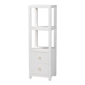 bali & pari Xavier Grasscloth Tall Storage Cabinet - image 1