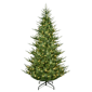 Puleo International 10ft. Pre-Lit Hillside Spruce Tree - image 1