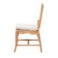 Baxton Studio Rio Bohemian Natural Brown Rattan Dining Chair - image 4