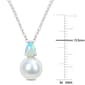 Gemstone Classics™ Freshwater Pearl & Ethiopian Opal Pendants - image 2